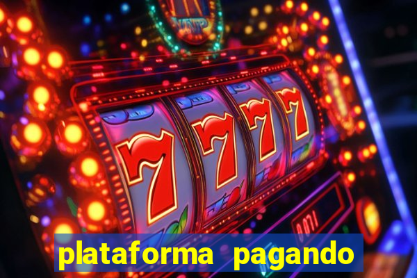 plataforma pagando no cadastro